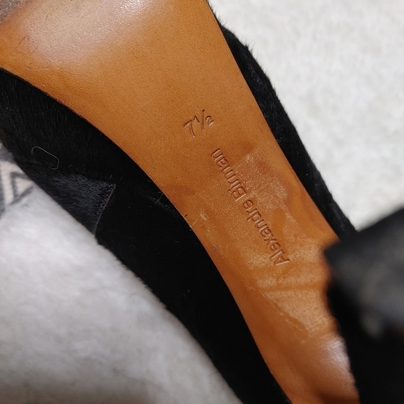ALEXANDRE Birman Pony Hair Platform Heels 7.5 - Picture 12 of 14